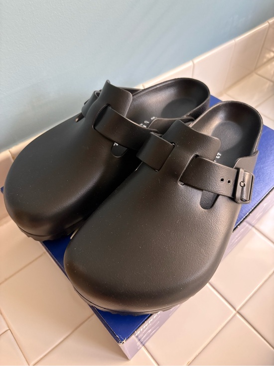 NIB Birkenstock Boston Eva Black Slip On Mule Clogs Size 43 US M 10 UK 9 MM 280 main image 5